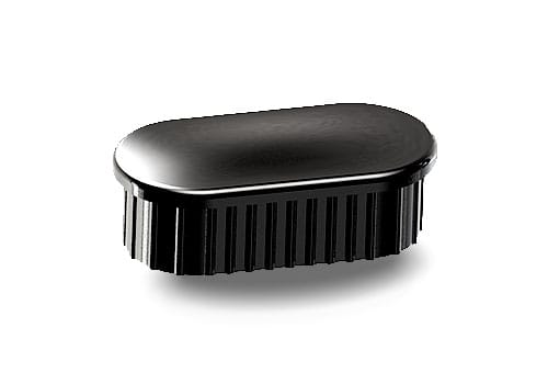 Art. 737 – Copritesta ovale liscio in ABS NERO