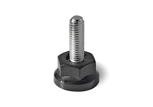 413 - Adjustable foot with small/large base and 20mm hexagon